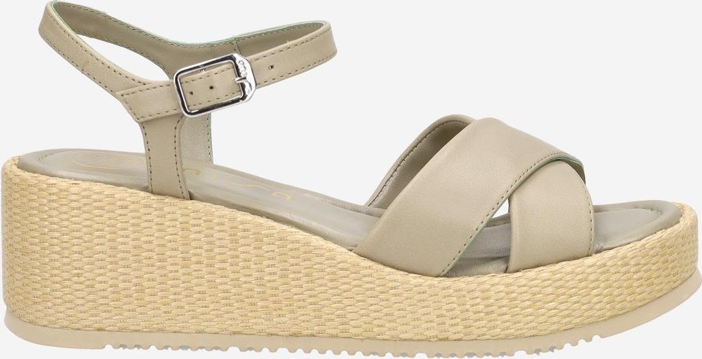 Unisa KEEN_GRA MATCHA, Sandaletten in Grün für Damen, Größe 38