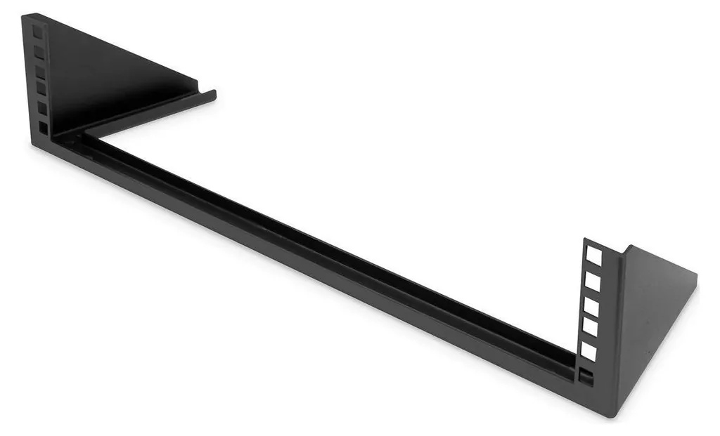 Support Mural Robuste 4U 19 Pouces en Acier avec Profondeur Ajustable Grise