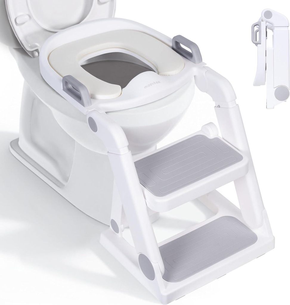 moovkee. Sedile WC per bambini con gradini - da 1,5 anni - Immagine del prodotto 