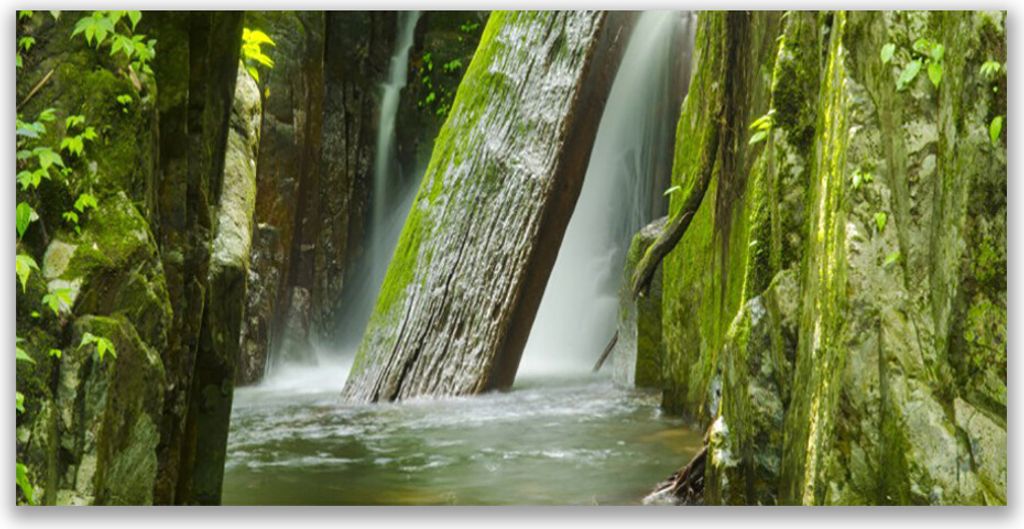 Glasbilder 140x70 Wandbild Druck auf Glas Wasserfall Natur