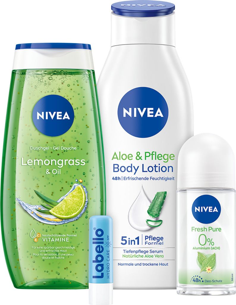 NIVEA Happy Balance Geschenkset 4-tlg. Produktbild 