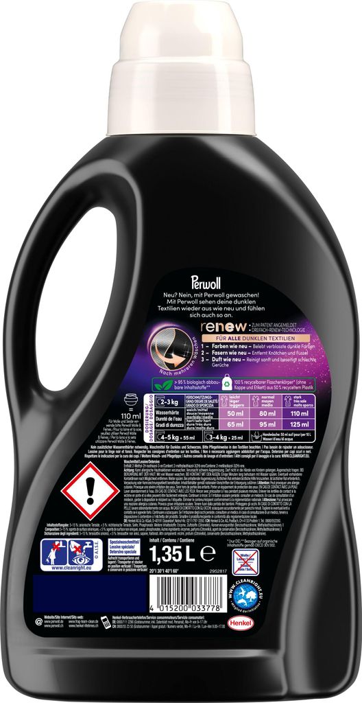 Perwoll Renew Black Waschmittel (27 Waschladungen)