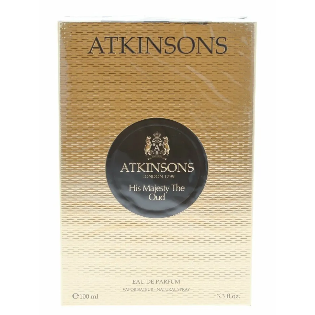 Atkinsons His Majesty The Oud Eau de Parfum pour Homme en flacon 100 ml