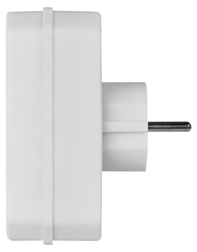 3-drożny adapter gniazda EMOS: 2x gniazdo Euro + 1x gniazdo Zdjęcie produktu 