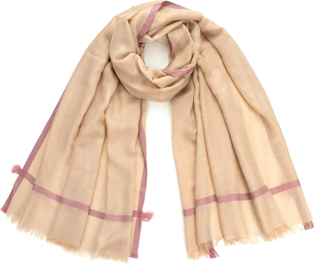 Art Of Polo Sciarpa da donna Durakshan beige Taglia unica