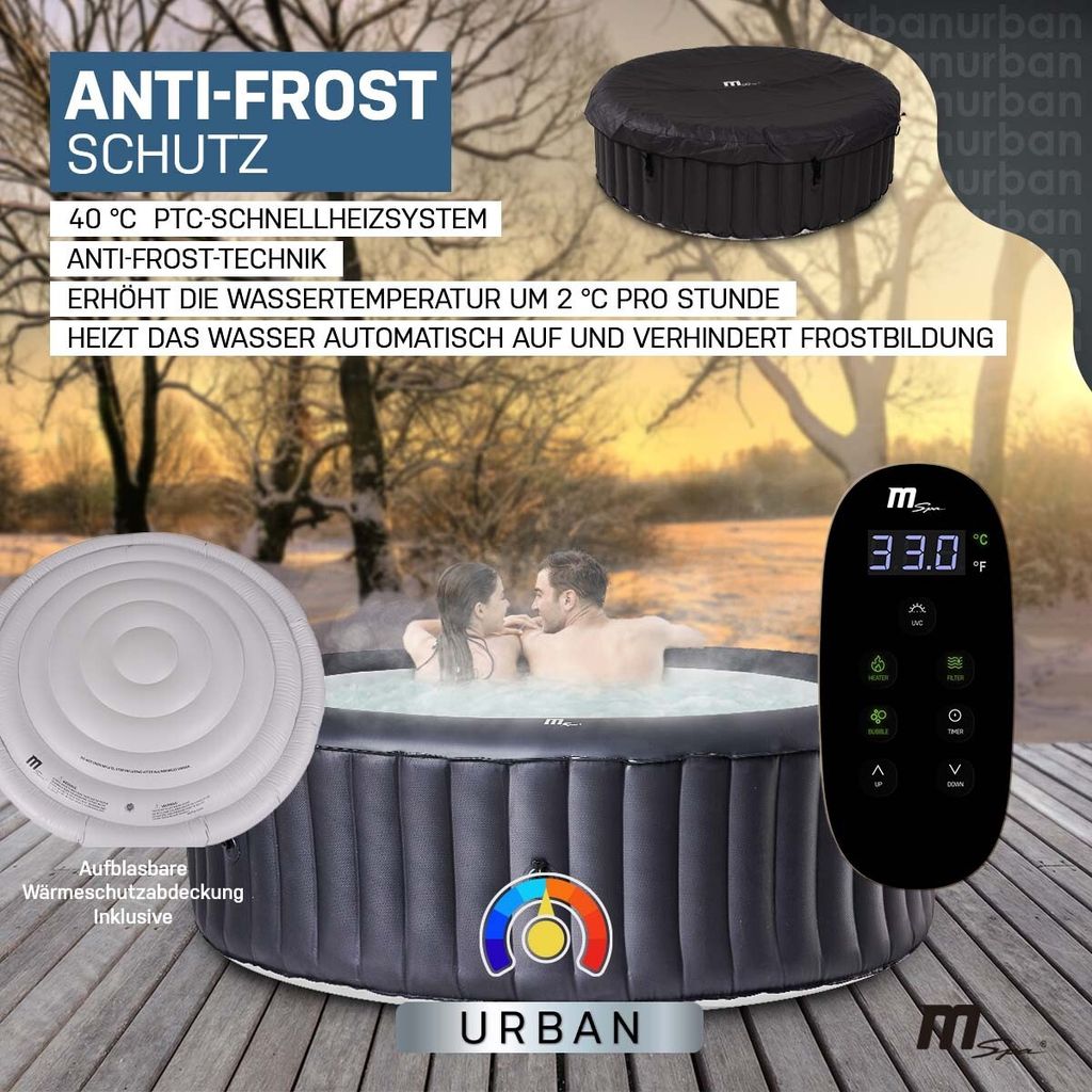 Miweba MSpa aufblasbarer Whirlpool Urban Rimba U-RB061 - 6 Produktbild 7