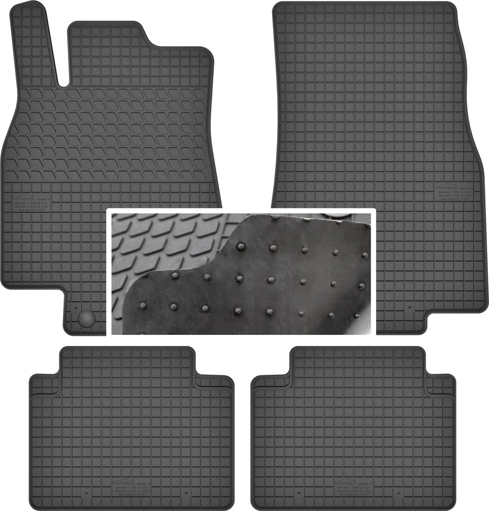 Auto Fußmatten Gummimatten Gummi Fußmatten Satz für Mercedes-Benz B W245 (2005-2011)