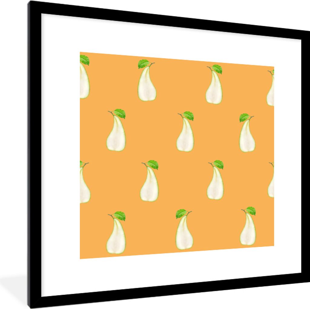 MuchoWow® MuchoWow® Gerahmtes Poster Birne - Pastell - Produktbild 
