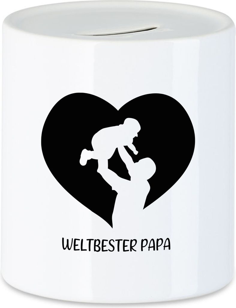 Weltbester Papa Spardose Spruch Liebe Vatertag Geschenkidee Bester Papa Dad
