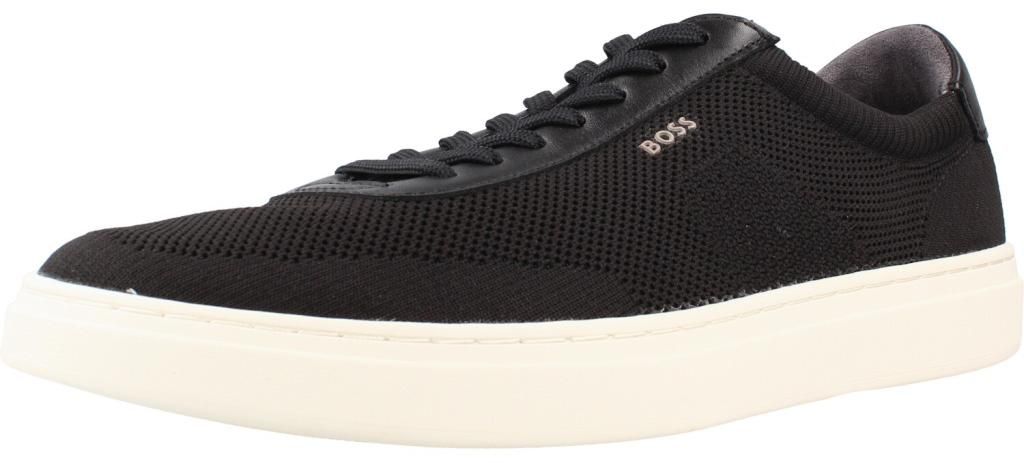 Boss Herren Sneaker 50563181Hb Schwarz Wildleder mit herausnehmbarem Fußbett