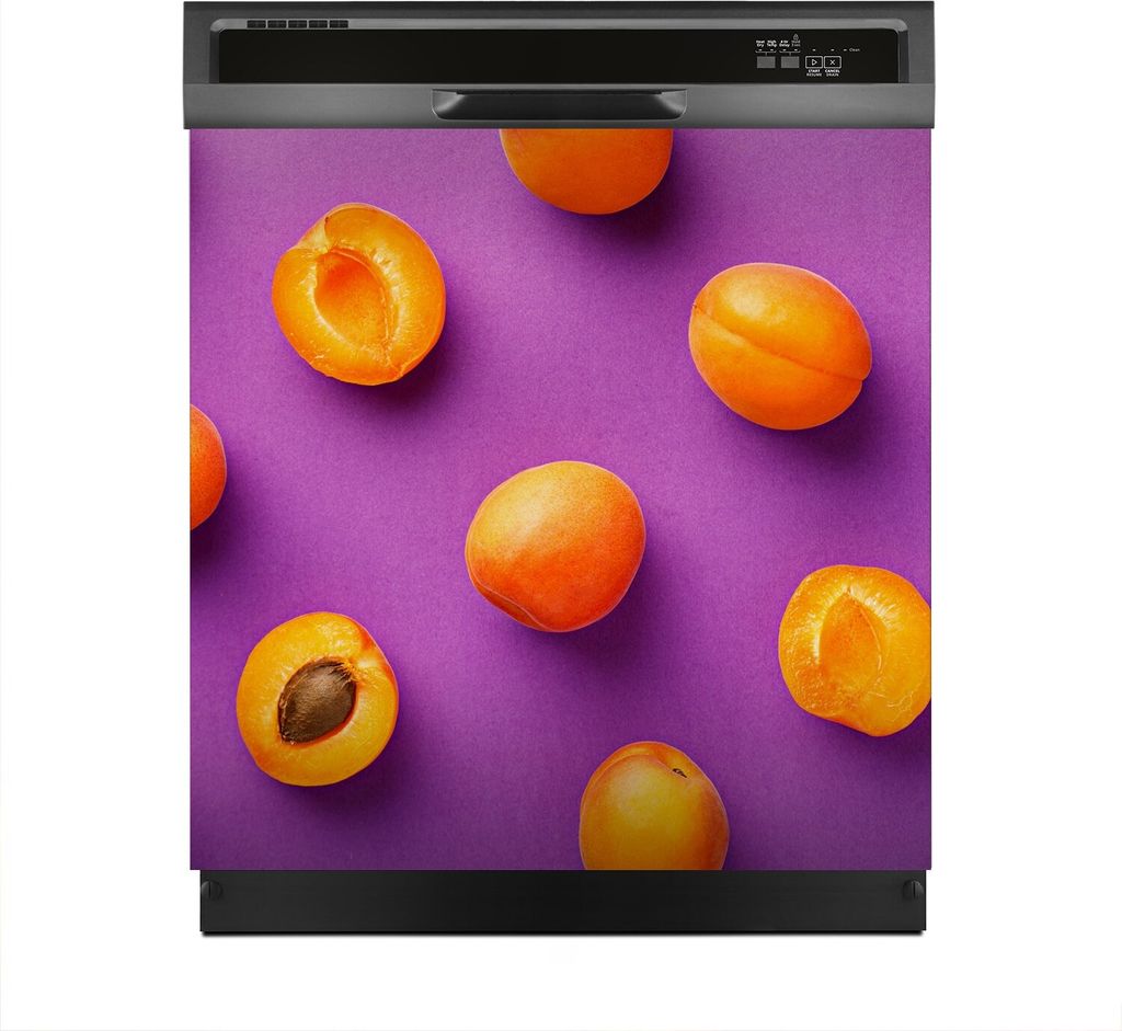 Aufkleber sticker 60x60 cm Dekorative folie Spülmaschine - Farbige Früchte