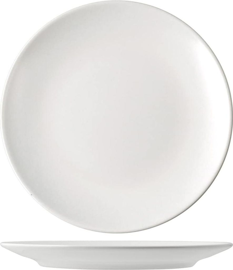 H&H 6er-Set Steingutteller Denver White Fruit 20