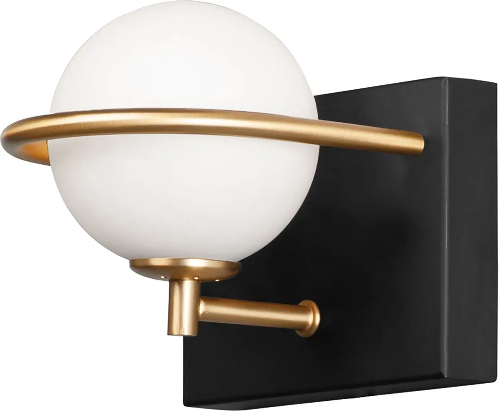 Lampada da Parete tooLight App1300-1W Black - Applique Moderna Nera