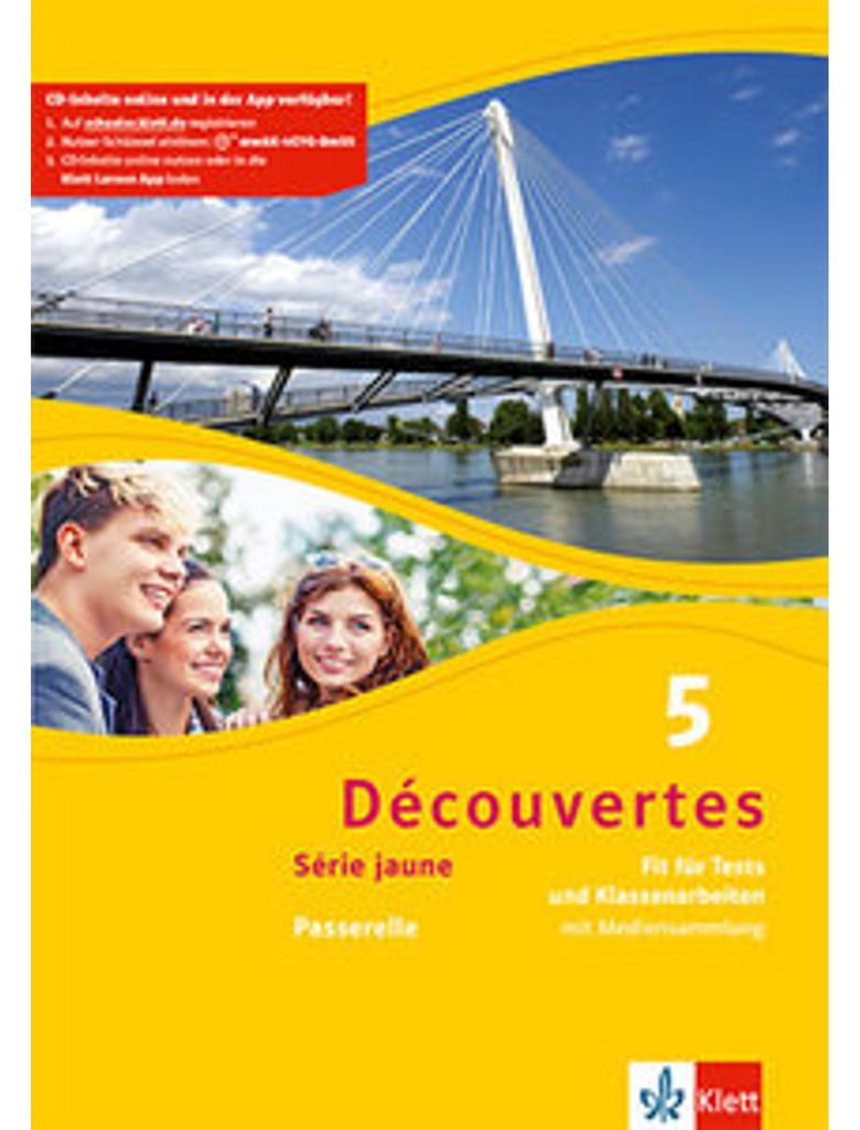 Découvertes Série jaune 5. Fit für Tests und Klassenarbeiten. Arbeitsheft mit Lösungen und Audio-CD