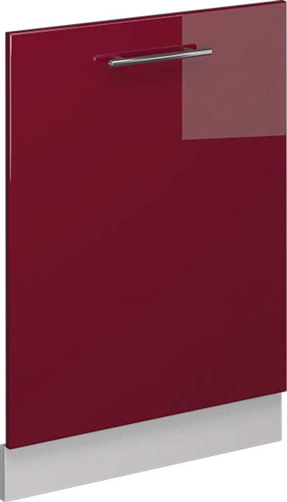 Frontale Lavastoviglie 60cm Vicco Fame-Line Rosso Lucido Moderno