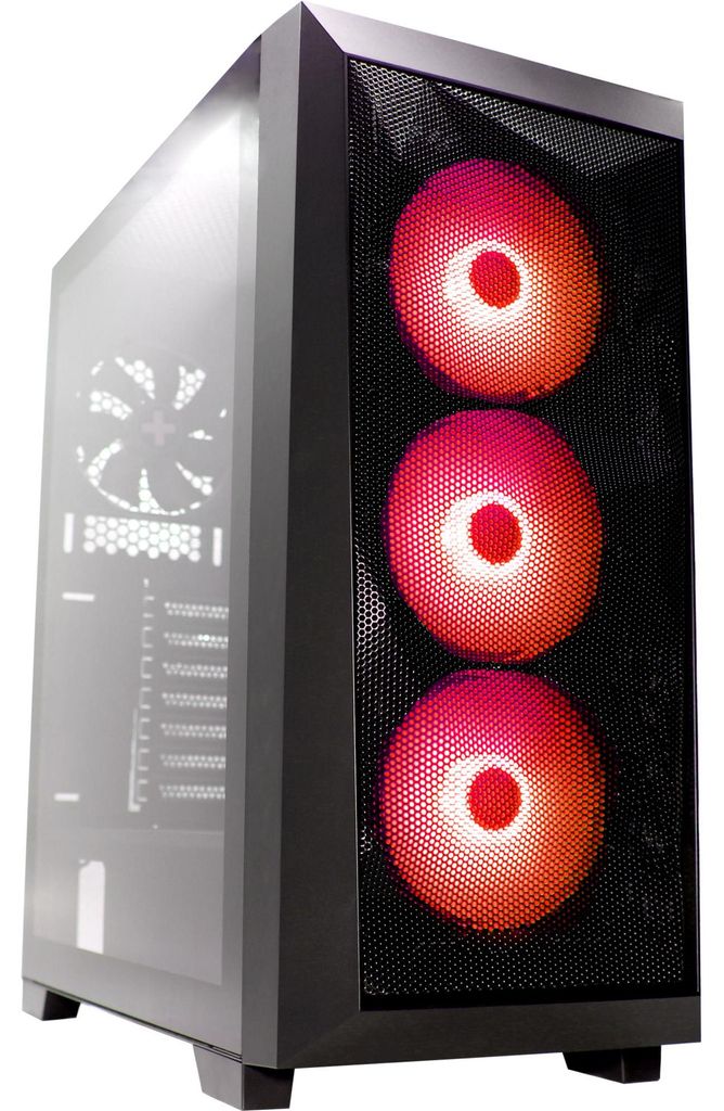 Xilence Xilent Breeze X712.RGB Gaming PC Gehäuse, RGB ATX Midi Tower