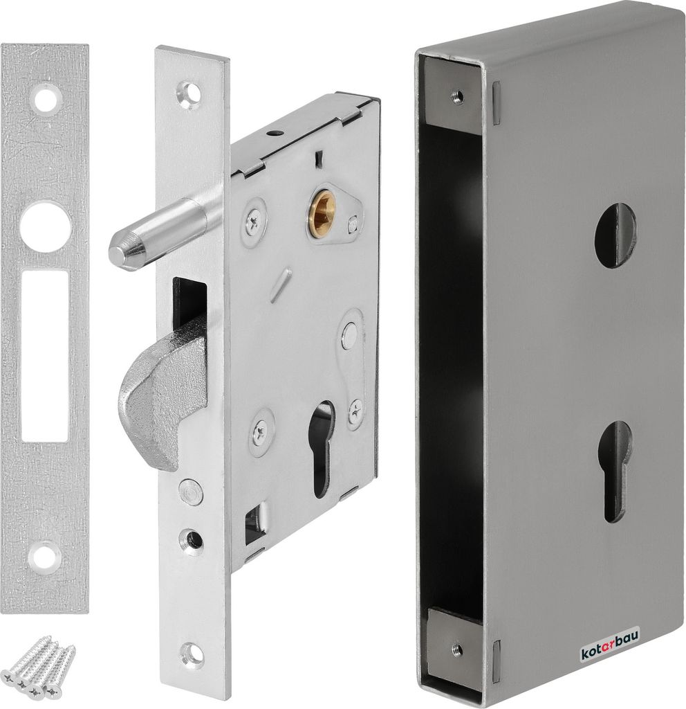 KOTARBAU® Hakenschloss Schiebetore Einsteckschloss F-60 Produktbild 