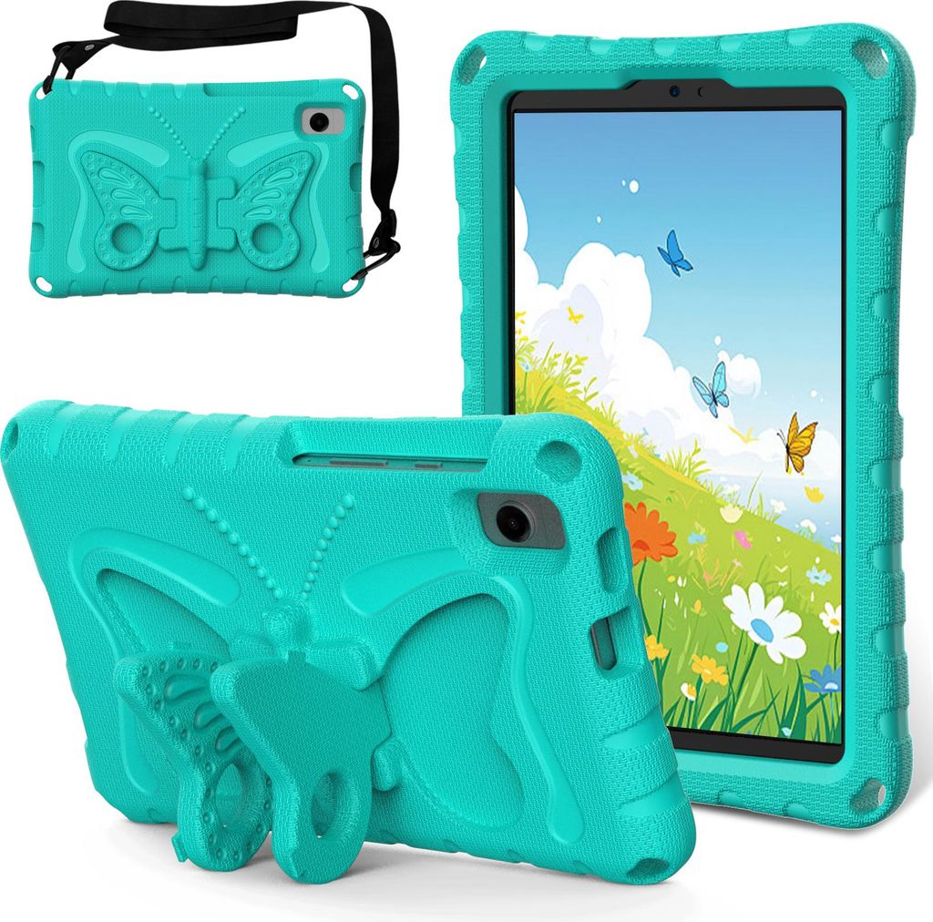 Kinder Hülle für Samsung Galaxy Tab A 8,0-Zoll 2019/Tab A7 Lite 8,7"/Tab A9 8,7" Leicht Stoßfeste EVA Kindgerechtes Schutzhülle mit Schultergur...