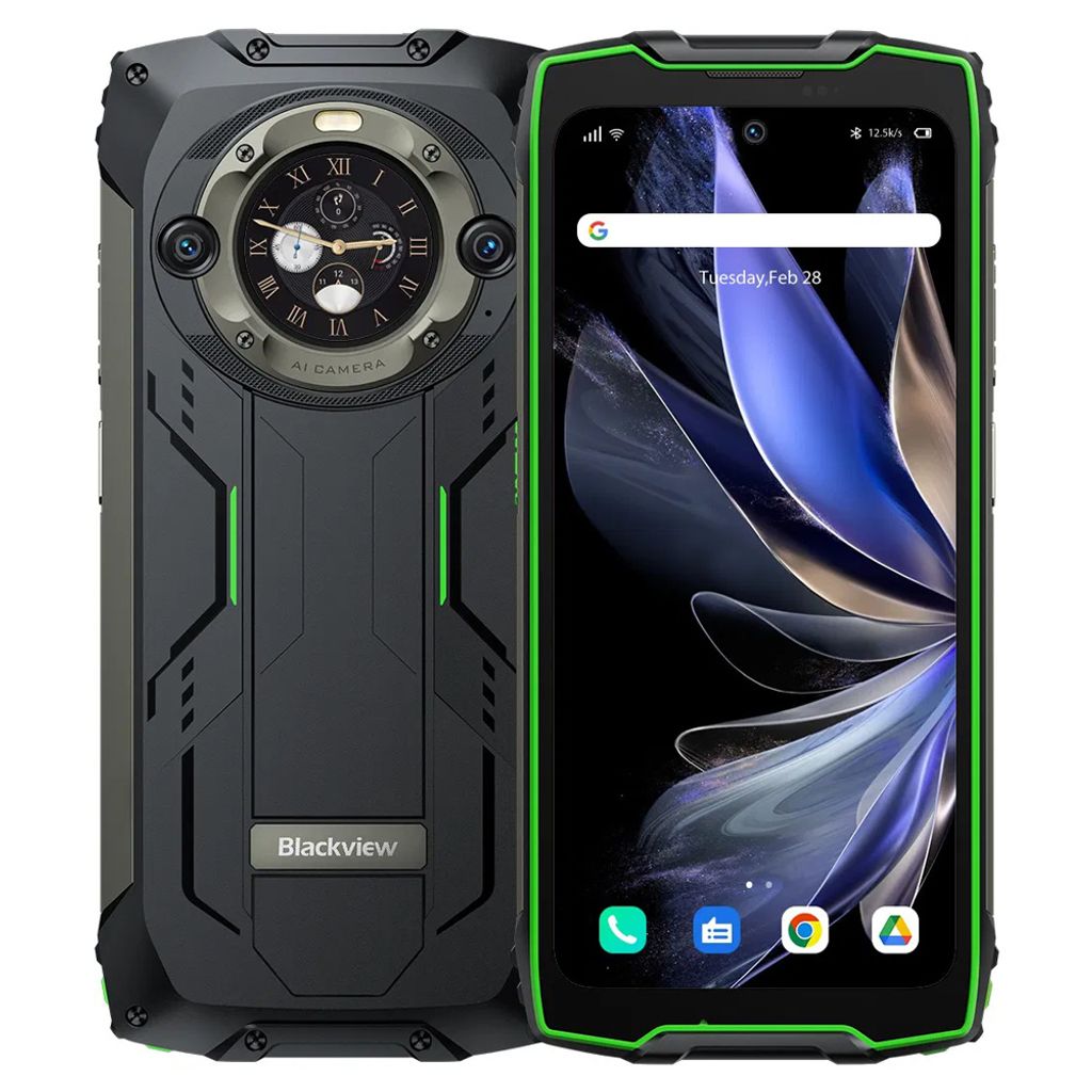 Blackview Bv9300 Pro 12gb/256gb 6.7 ́ ́ Grün One Size / EU Plug 220V Grün One Size