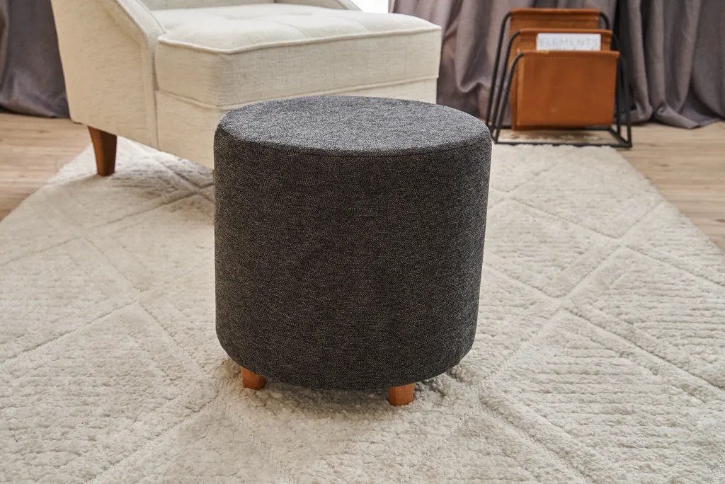 Pouf Cubo 40cm Mario Gabbana Antracite - Stile Urban Industrial Casa