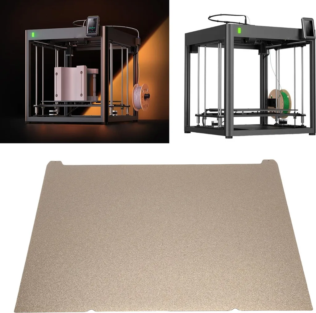 Lit d'impression PEI double face texturé, plateau flexible 3D flexible
