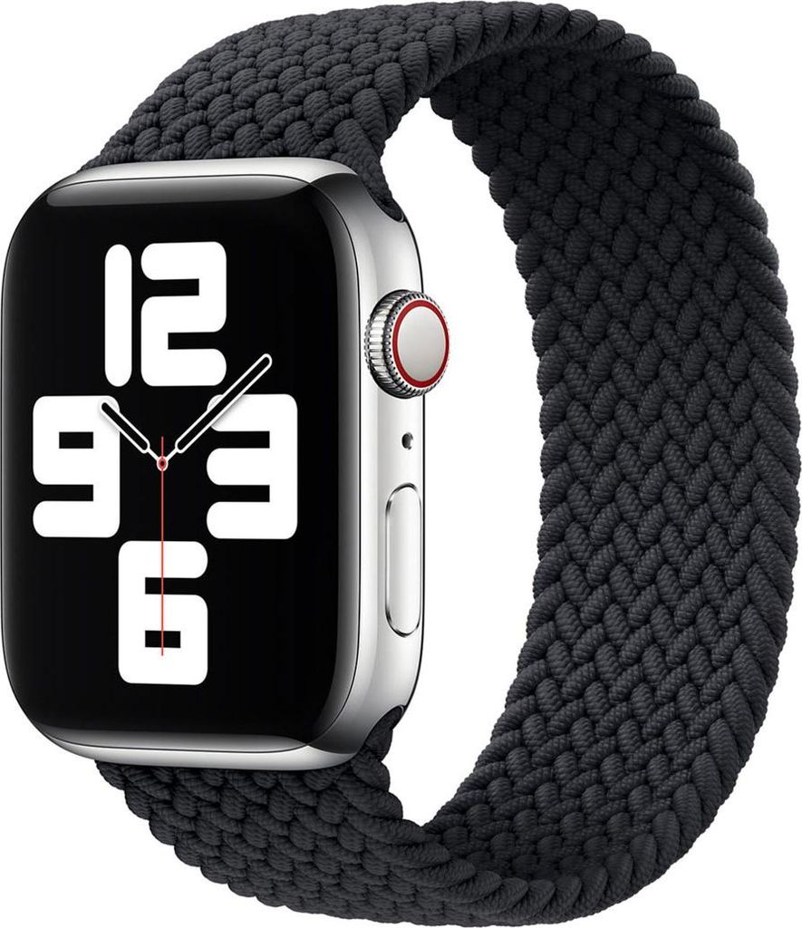 Geflochtenes Solo Loop für das Apple Watch | 38/40/41/42 mm - Größe 9 - Charcoal