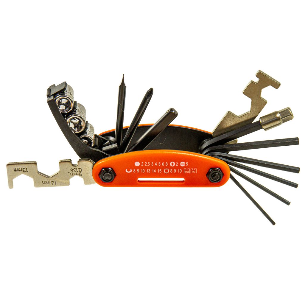 Bahco Fahrrad Werkzeug Satz Reparatur Set Multitool 17 verschiedene Funktionen
