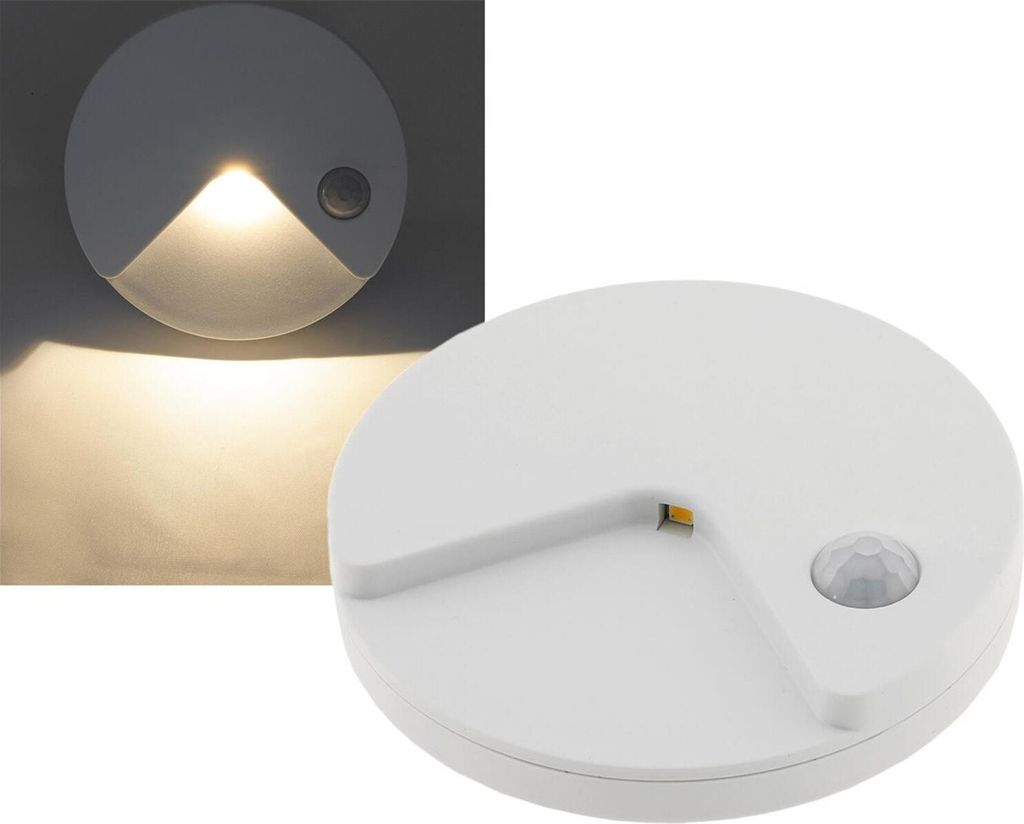LED Treppenlicht mit Bewegungsmelder Akkubetrieb warmweiß Produktbild 