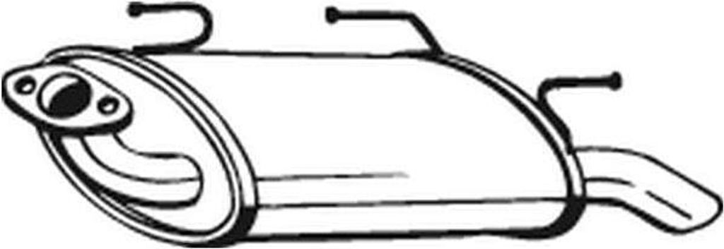 Bosal Endschalldämpfer 145-611