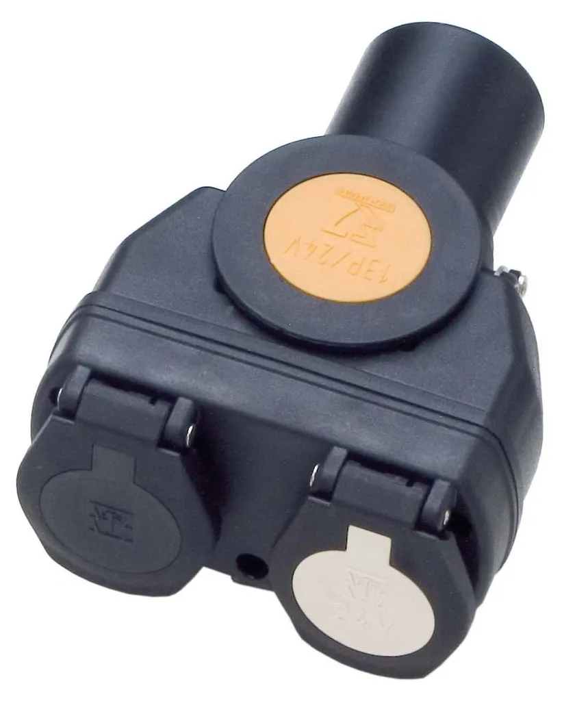 Adaptateur de prise attelage 13/7 broches ERICH JAEGER robuste PRV