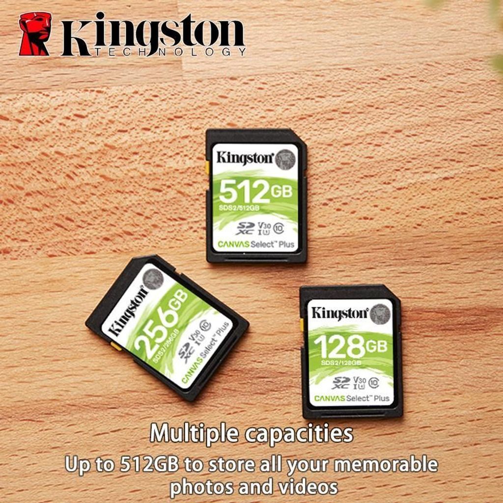 Kingston SDXC Canvas Select Plus C10 UHS-I U3 V30, 128GB Produktbild 13