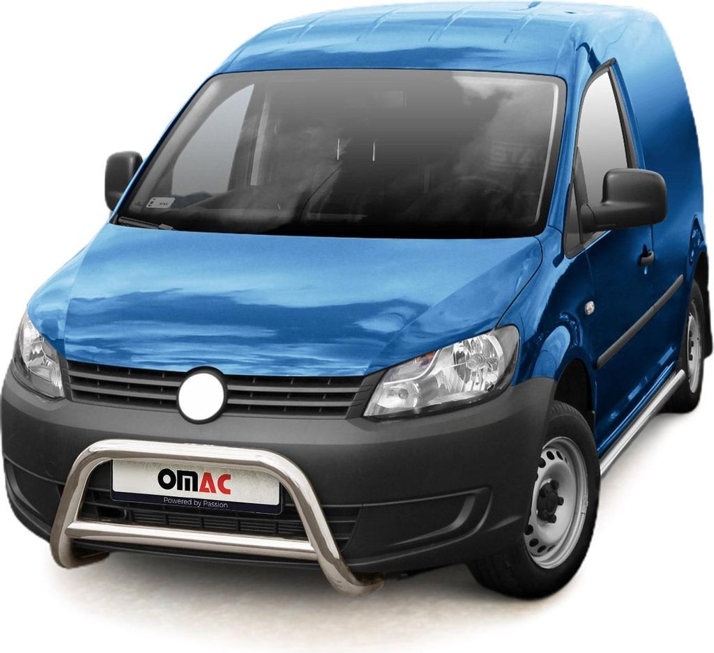 Frontbügel Schutz Frontschutzbügel für VW Caddy 2010-2018 mit ABE Stahl Silber