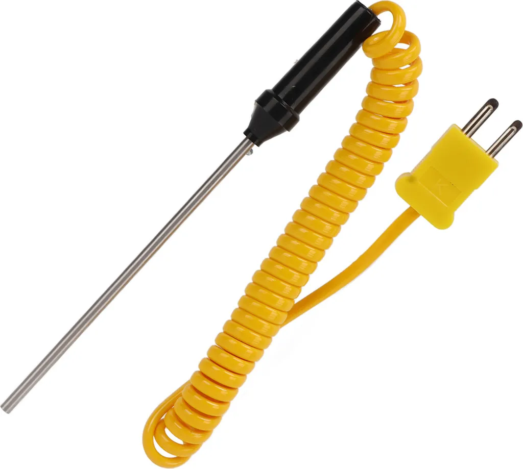 Sonde de Mesure Thermocouple K Capteur Thermique avec Poignée Isolée