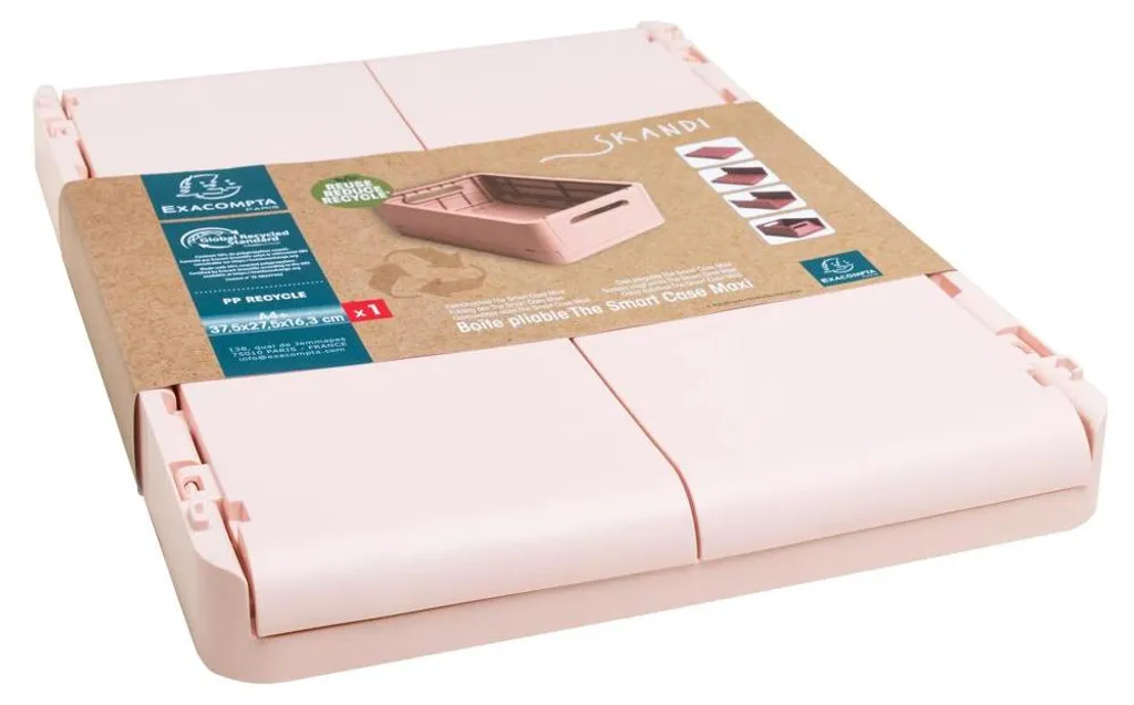 Smart Case Maxi Exacompta nude boîte de rangement robuste et design - 8