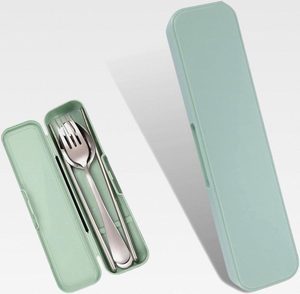 1pcs Besteckbox, Reisegeschirr, Aufbewahrungsbox, Reiseutensilien, Besteckkasten, Lunchtasche Besteckbox, Gabel, Löffel, Essstäbchen, Utensilien ...