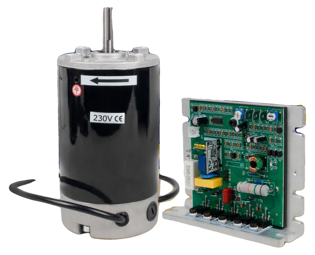 Moteur mini-tour 750W 220V à balais avec carte de contrôle complète