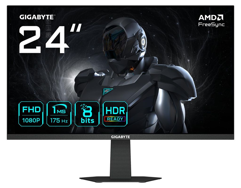 GIGABYTE GS24F14A, 60,5 cm (23.8"), 1920 x 1080 px, Full Obrázok produktu 