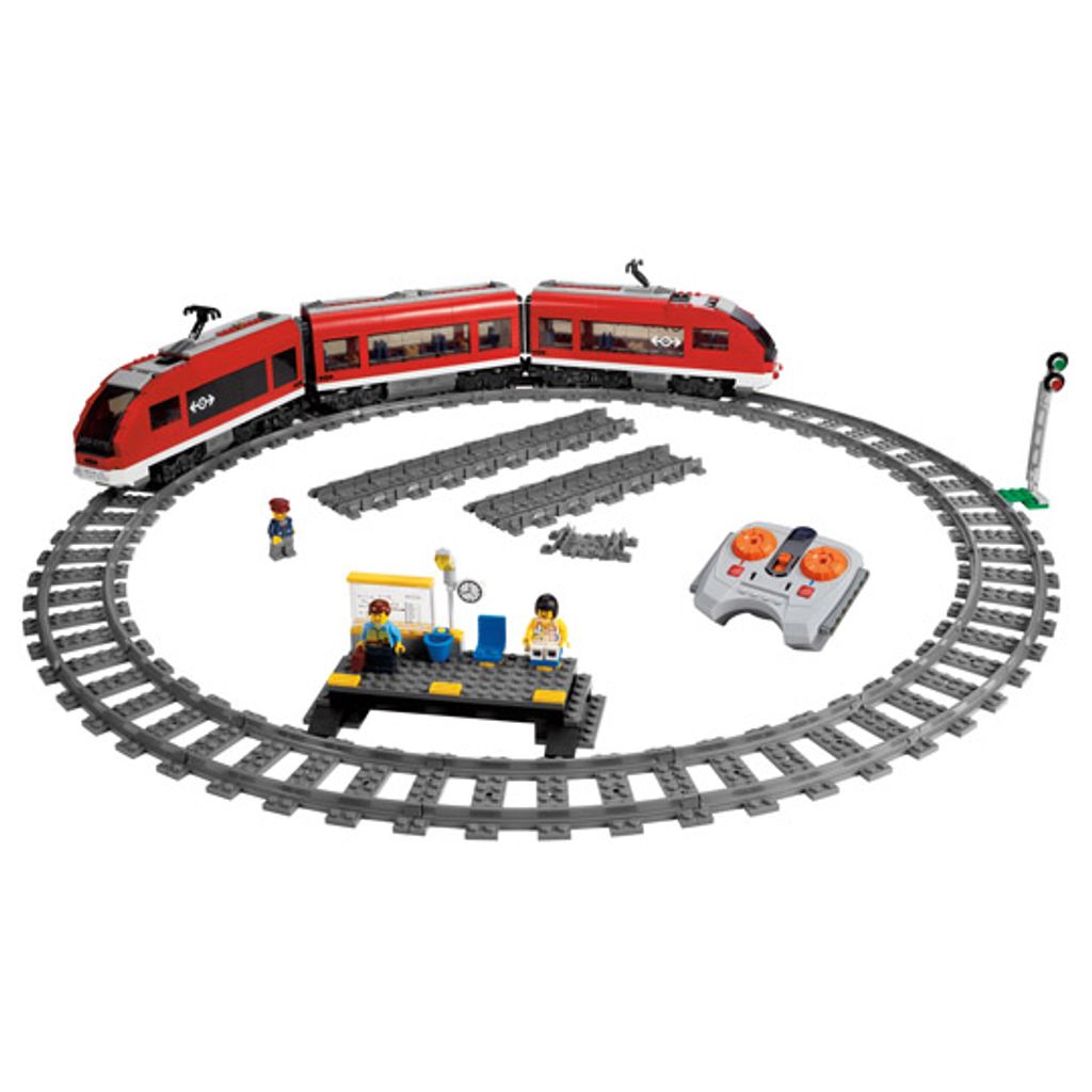 Lego City 7938 Passagierzug Eisenbahn Mit Fernsteuerung Personenzug Zug Gleise