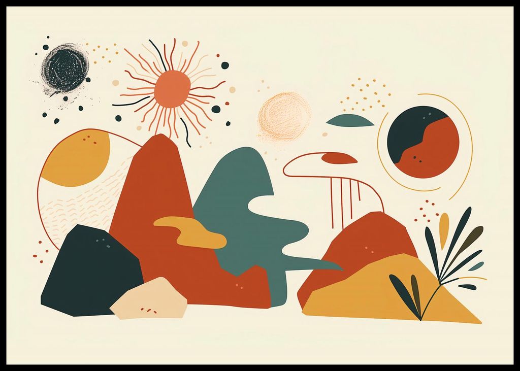Plakat 84,1x59,4cm Farbenkosmos