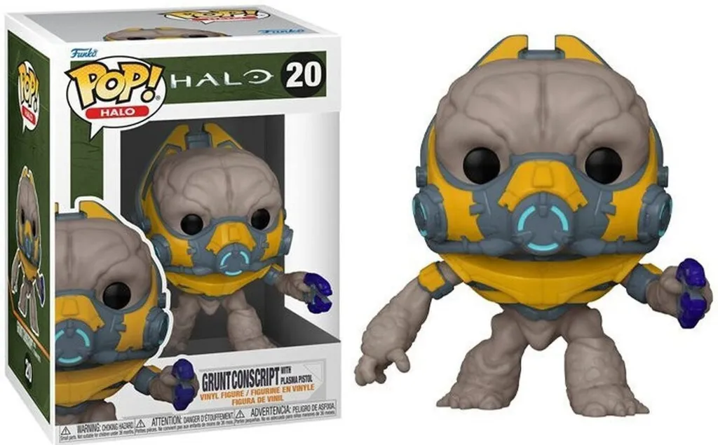 Funko Pop Halo Infinite Grunt #20 Figurine Vinyle Détails Authentiques
