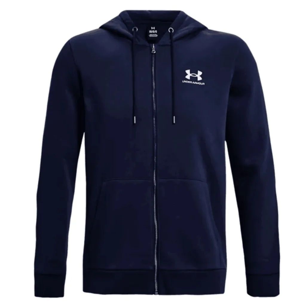 Under Armour Sweatshirt Ua Essential Fleece Fz Hood-Nvy 1373881-410__MD