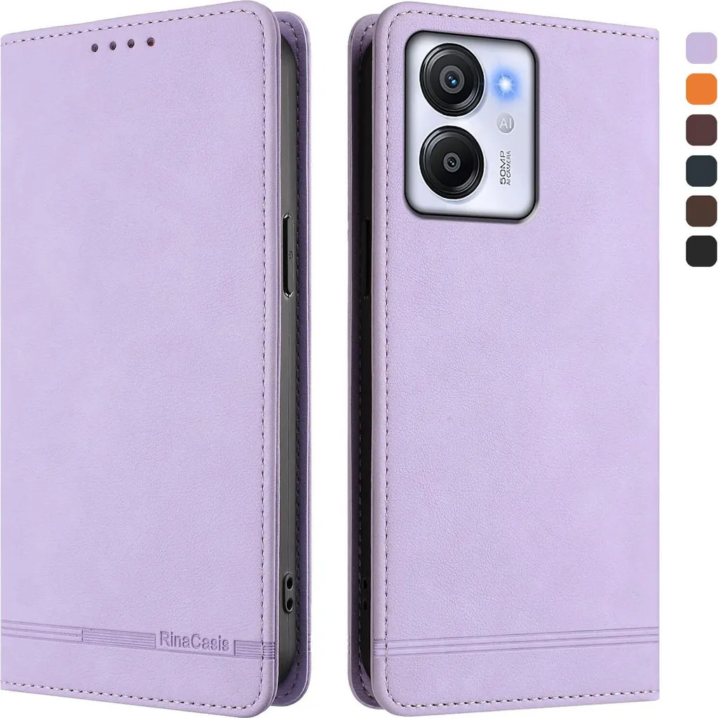 Custodia Elegante Viola in Pelle Sintetica Blackview Color 8 / Oscal