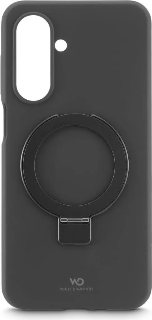 Cover Urban Stand White Diamonds Samsung A17 Nero - Stile e Praticità