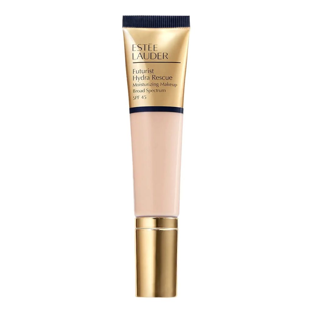 A product shot of a tube of Estee Lauder foundation.