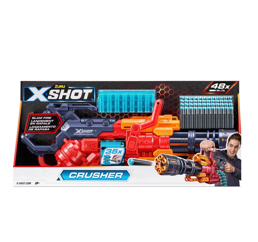 Excel Crusher Dartblaster - 27m Reichweite 48 Darts Produktbild 