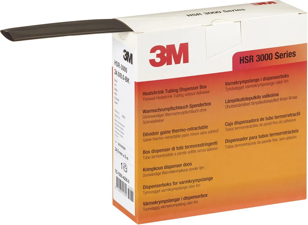 3M TE100042064 Schrumpfschlauch 9/3mm - Isolamento Professionale 7m
