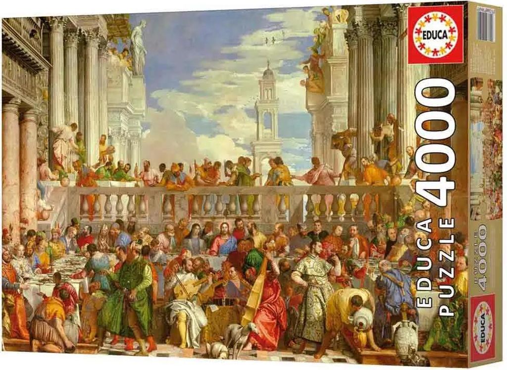 Educa Le nozze di Cana Paolo Veronese Puzzle 4000 pezzi Immagine del prodotto 