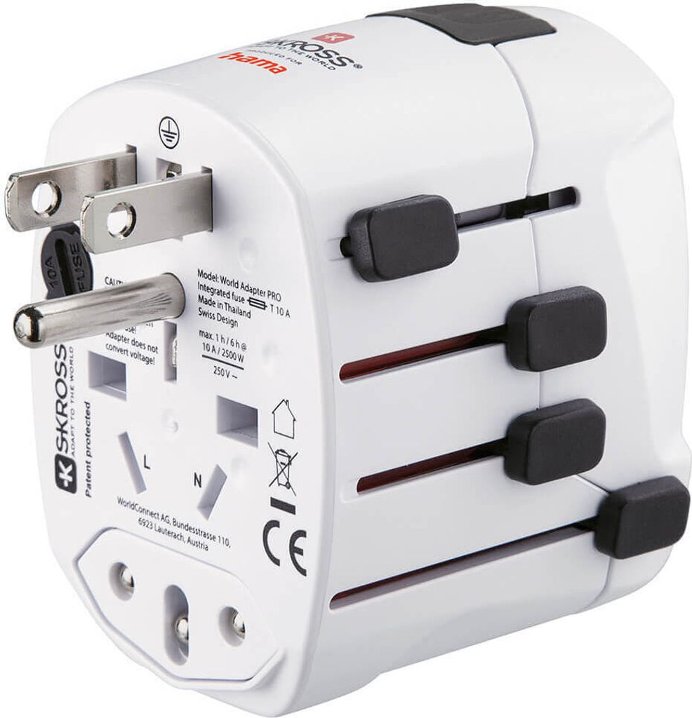 Weltreiseadapter "World Travel Pro", 3-polig (00223471) Produktbild 7