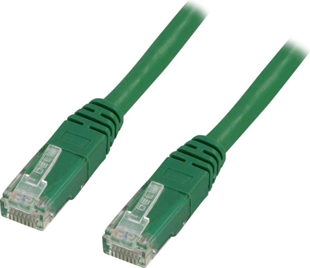 Deltaco TP-65G, 5 m, Cat6, RJ-45, RJ-45, Grün