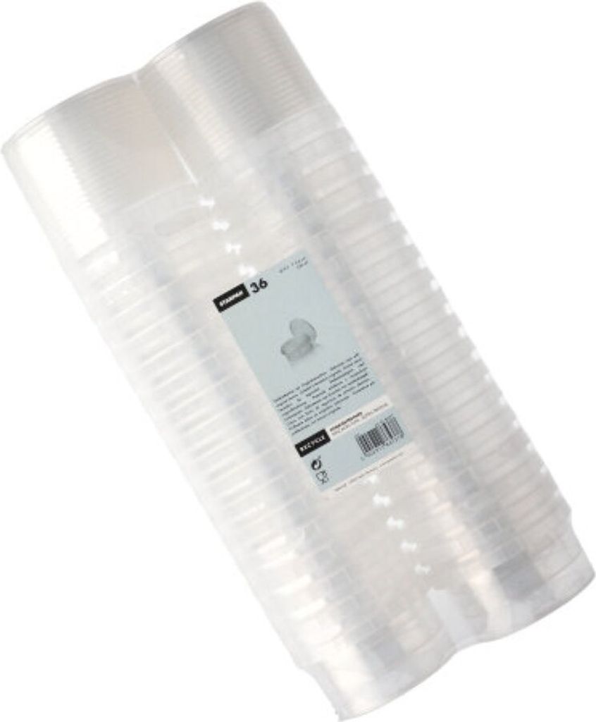 Papstar 86537, Plastik, Przezroczysty, 0,24 l, 95 mm, 95 Zdjęcie produktu 